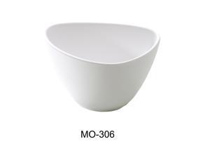 Yanco MO-306 Moderne 5.5" Triangle Bowl 16 OZ, White, Melamine, Pack of 48 Yanco MO-306 Moderne 5.5" Triangle Bowl 16 OZ, White, Melamine, Pack of 48