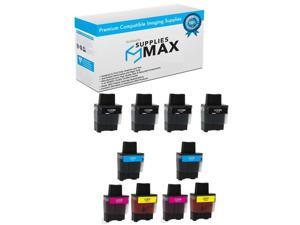 SuppliesMAX Compatible Replacement for Brother DCP-110/310/420/340/MFC-210/620/820/5440/5840C Inkjet Combo Pack (4-BK/2-C/M/Y) (LC-47-4BK2CMY) SuppliesMAX Compatible Replacement for Brother DCP-110/310/420/340/MFC-210/620/820/5440/5840C Inkjet Combo Pack (4-BK/2-C/M/Y) (LC-47-4BK2CMY)