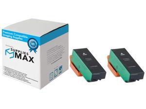 SuppliesMAX Compatible Replacement for NO. 273XL Black High Yield Inkjet (2/PK-500 Page Yield) (T273020-D2) SuppliesMAX Compatible Replacement for NO. 273XL Black High Yield Inkjet (2/PK-500 Page Yield) (T273020-D2)