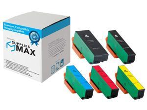 SuppliesMAX Compatible Replacement for NO. 273XL High Yield Inkjet Combo Pack (PBK/BK/C/M/Y) (T273-BCS) SuppliesMAX Compatible Replacement for NO. 273XL High Yield Inkjet Combo Pack (PBK/BK/C/M/Y) (T273-BCS)
