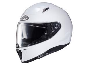 HJC 2019 i70 Solid Full Face Motorcycle Street Helmet - White - X-Large HJC 2019 i70 Solid Full Face Motorcycle Street Helmet - White - X-Large