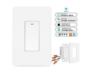 Smart WIFI Light Switch For Alexa Google Home IFTTT With Remote ControlSchedule Smart WIFI Light Switch For Alexa Google Home IFTTT With Remote ControlSchedule