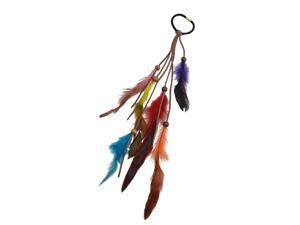 Boho Velvet Feathers Braided Hairband Gypsy Head Rope Hair Festival Jewelry Boho Velvet Feathers Braided Hairband Gypsy Head Rope Hair Festival Jewelry