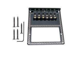 Roller Saddle Bridge Humbuckers Mount Accessory for TL Electric Guitar Black Roller Saddle Bridge Humbuckers Mount Accessory for TL Electric Guitar Black
