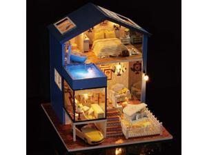 1/24 DIY Miniature Seattle Dollhouse Kits with Furniture Model Kids Gift 1/24 DIY Miniature Seattle Dollhouse Kits with Furniture Model Kids Gift