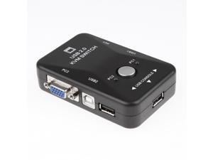 2-Port USB VGA KVM Switch Box for Mouse Keyboard Monitor Sharing Computer PC 2-Port USB VGA KVM Switch Box for Mouse Keyboard Monitor Sharing Computer PC