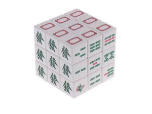3x3x3 Chinese Mahjong Magic Cube Twist Puzzle Brain Teaser Game Toy 3x3x3 Chinese Mahjong Magic Cube Twist Puzzle Brain Teaser Game Toy