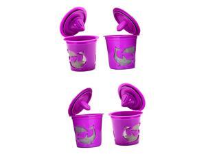4pcs Refillable Reusable Coffee Filter Pod for Keurig 2.0 1.0 Coffee 4pcs Refillable Reusable Coffee Filter Pod for Keurig 2.0 1.0 Coffee