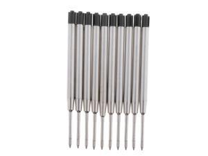 10pcs Metal Ballpoint Pen Refills Ink Ball Point Pen Replacement Black Ink 10pcs Metal Ballpoint Pen Refills Ink Ball Point Pen Replacement Black Ink