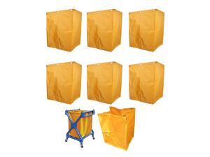 6pcs Replacement Waterproof Plastic Bag for X-Shape Linen Truck/Laundry Cart 6pcs Replacement Waterproof Plastic Bag for X-Shape Linen Truck/Laundry Cart