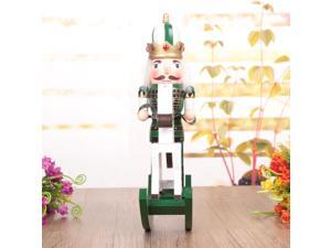 Green Wooden Nutcracker On A Rocking Horse Green Wooden Nutcracker On A Rocking Horse