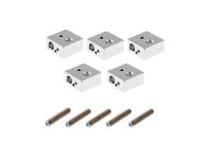 5x M6 Aluminum Heater Block +5xNozzle Throat for Makerbot MK7 MK8 3D Printer 5x M6 Aluminum Heater Block +5xNozzle Throat for Makerbot MK7 MK8 3D Printer