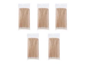 5 Bags Wood Long Handle Pointed Cotton Swabs Remover Clean Sterile Sticks 2# 5 Bags Wood Long Handle Pointed Cotton Swabs Remover Clean Sterile Sticks 2#