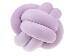 Soft Knot Cushion Ball Home Sofa Baby Sleep Throw Pillows Decoration Purple Soft Knot Cushion Ball Home Sofa Baby Sleep Throw Pillows Decoration Purple