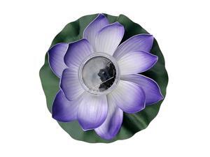 Solar Power LED Floating Lotus Light Night Flower Lantern Lamp Purple Petals Solar Power LED Floating Lotus Light Night Flower Lantern Lamp Purple Petals