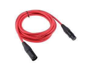 3-Pin XLR Male to Female XLR Microphone Audio Cable Cord 3m 3-Pin XLR Male to Female XLR Microphone Audio Cable Cord 3m