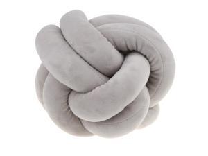 Soft Knot Cushion Ball Home Sofa Baby Sleep Throw Pillows Decoration Grey Soft Knot Cushion Ball Home Sofa Baby Sleep Throw Pillows Decoration Grey