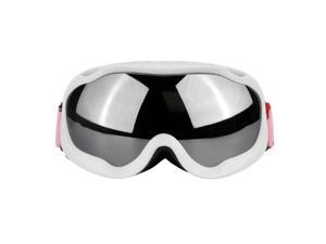 Winter Snow Goggles Ski Sun Snowboard Eyewear Mask White Frame Silver Lens Winter Snow Goggles Ski Sun Snowboard Eyewear Mask White Frame Silver Lens