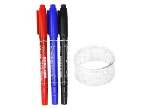 Golf Ball Liner Marker Line Drawing Alignment Tool Drawer Stencil White Golf Ball Liner Marker Line Drawing Alignment Tool Drawer Stencil White
