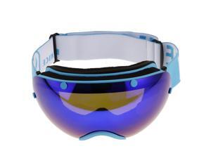 Winter Snow Sport Goggles Double Lens Ski Sun Snowboard Eyewear Mask Blue Winter Snow Sport Goggles Double Lens Ski Sun Snowboard Eyewear Mask Blue