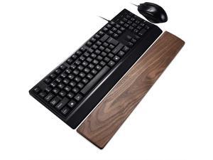 Wood Keyboard Wrist Rest Solid Wooden Wrist Rest Support Hand Pad Holder Palm Rest for Office and Gaming Walnut Wood Single Wood Keyboard Wrist Rest Solid Wooden Wrist Rest Support Hand Pad Holder Palm Rest for Office and Gaming Walnut Wood Single