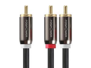 RCA YAdapter 10 Feet 1 RCA Male to 2 RCA Male Long Y Splitter Digital Stereo Audio Cable for Subwoofer Home Theater HiFi Dual Shielded | 24K Gold Plated RCA YAdapter 10 Feet 1 RCA Male to 2 RCA Male Long Y Splitter Digital Stereo Audio Cable for Subwoofer Home Theater HiFi Dual Shielded | 24K Gold Plated