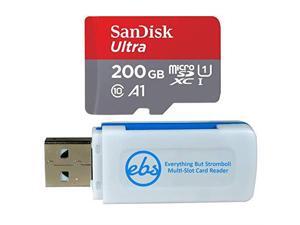 200GB SDXC Micro Ultra Memory Card Bundle Works with Samsung Galaxy S10 S10+ S10e Phone Class 10 SDSQUAR200GGN6MN Plus 1 Everything But Stromboli TM Combo Card Reader 200GB SDXC Micro Ultra Memory Card Bundle Works with Samsung Galaxy S10 S10+ S10e Phone Class 10 SDSQUAR200GGN6MN Plus 1 Everything But Stromboli TM Combo Card Reader