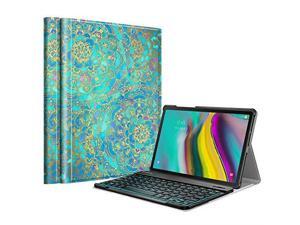 Keyboard Case for Samsung Galaxy Tab S5e 105 2019 Model SMT720WiFi SMT725LTE SMT727VerizonSprintSlim Case wDetachable Wireless Bluetooth Keyboard7 Color BacklitShades of Blue Keyboard Case for Samsung Galaxy Tab S5e 105 2019 Model SMT720WiFi SMT725LTE SMT727VerizonSprintSlim Case wDetachable Wireless Bluetooth Keyboard7 Color BacklitShades of Blue