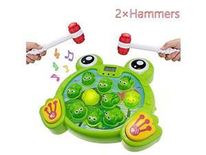Whack A Frog Toddler Toys 2 Hammers Baby Interactive Fun Toys Toddler Activities Games with MusicLight for Boys Girls Ages 2 3 4 5 6 Whack A Frog Toddler Toys 2 Hammers Baby Interactive Fun Toys Toddler Activities Games with MusicLight for Boys Girls Ages 2 3 4 5 6
