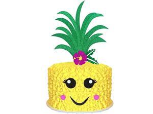 Glitter Big Pineapple Cake Topper Set With Eyes Dimple MouthTropical Hawaiian Aloha Luau Themed Party Cake Decoration Supplies for Birthday Wedding Baby Shower68x58inch Glitter Big Pineapple Cake Topper Set With Eyes Dimple MouthTropical Hawaiian Aloha Luau Themed Party Cake Decoration Supplies for Birthday Wedding Baby Shower68x58inch