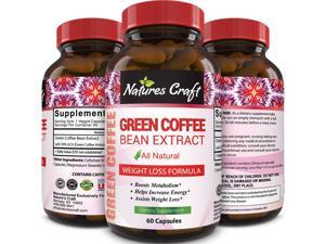 Pure Green Coffee Bean Extract Supplement – Best For Weight Loss & Appetite Suppressant – 800 mg with 50% Chlorogenic Acid + Best Energy Booster + Advanced Natural Potent Formula – 60 Capsules Pure Green Coffee Bean Extract Supplement – Best For Weight Loss & Appetite Suppressant – 800 mg with 50% Chlorogenic Acid + Best Energy Booster + Advanced Natural Potent Formula – 60 Capsules