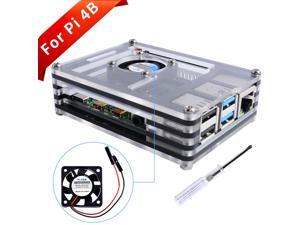 Seeed StudioRaspberry Pi 9 Layers Acrylic Case with Fan (Support Pi 4) Seeed StudioRaspberry Pi 9 Layers Acrylic Case with Fan (Support Pi 4)