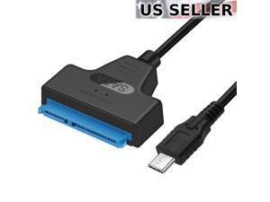 USB 3.1 Type C to SATA III HDD SSD 2.5" Hard Drive Adapter Cable 22-Pin UASP USB 3.1 Type C to SATA III HDD SSD 2.5" Hard Drive Adapter Cable 22-Pin UASP