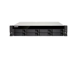 QNAP TS-863XU-RP-4G-US 2U 8-Bay AMD 64bit x86-based NAS iSCSI/IP-SAN, Quad Core 2.0GHz, 4GB RAM, 4 x 1GbE, 1 x 10GbE (10GBASE-T), Redundant PSU QNAP TS-863XU-RP-4G-US 2U 8-Bay AMD 64bit x86-based NAS iSCSI/IP-SAN, Quad Core 2.0GHz, 4GB RAM, 4 x 1GbE, 1 x 10GbE (10GBASE-T), Redundant PSU