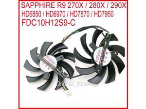 2pcs/lot FDC10H12S9-C 86mm For Sapphire R9 270X 280X HD6970 HD7870 HD7950 HD7970 Graphics Card Cooling Fan 2pcs/lot FDC10H12S9-C 86mm For Sapphire R9 270X 280X HD6970 HD7870 HD7950 HD7970 Graphics Card Cooling Fan