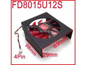 FD8015U12S 75mm 12V 0.5A 4 Wire Video Card Cooler Fan For MSI R7950 AMD Radeon HD 7870 Cooling Fan FD8015U12S 75mm 12V 0.5A 4 Wire Video Card Cooler Fan For MSI R7950 AMD Radeon HD 7870 Cooling Fan