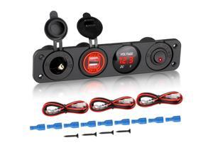 Dual USB Car Cigarette Lighter Socket Splitter Power Adapter Charger Outlet 12V Dual USB Car Cigarette Lighter Socket Splitter Power Adapter Charger Outlet 12V