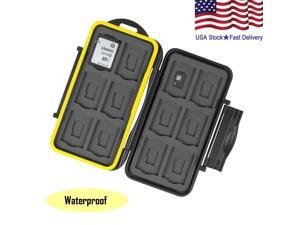 Water-Resistant Memory Micro SD Card Case Storage Holder 24 Slot Set Waterproof Water-Resistant Memory Micro SD Card Case Storage Holder 24 Slot Set Waterproof