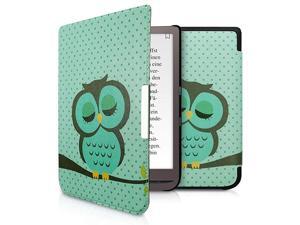 Case for Pocketbook InkPad 33 Pro Book Style PU Leather Protective eReader Cover Folio Case TurquoiseBrownMint Case for Pocketbook InkPad 33 Pro Book Style PU Leather Protective eReader Cover Folio Case TurquoiseBrownMint