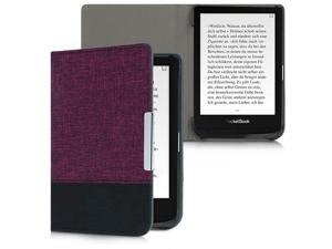 Case for Pocketbook Touch Lux 4Basic Lux 2Touch HD 3 PU Leather and Canvas Protective eReader Cover Folio Case VioletBlack Case for Pocketbook Touch Lux 4Basic Lux 2Touch HD 3 PU Leather and Canvas Protective eReader Cover Folio Case VioletBlack