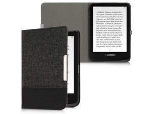 Case for Pocketbook Touch Lux 4Basic Lux 2Touch HD 3 PU Leather and Canvas Protective eReader Cover Folio Case AnthraciteBlack Case for Pocketbook Touch Lux 4Basic Lux 2Touch HD 3 PU Leather and Canvas Protective eReader Cover Folio Case AnthraciteBlack