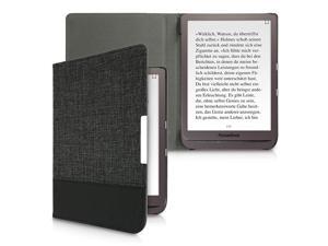 Case for Pocketbook InkPad 33 Pro PU Leather and Canvas Protective eReader Cover Folio Case AnthraciteBlack Case for Pocketbook InkPad 33 Pro PU Leather and Canvas Protective eReader Cover Folio Case AnthraciteBlack