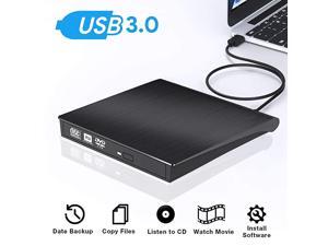 CD Drive Newest USB 30 Portable CDDVDRW Drive Slim DVDCD ROM Rewriter Burner Writer High Speed Data Transfer for MacBook Pro LaptopDesktops Win 7810 and Linux OS black01 CD Drive Newest USB 30 Portable CDDVDRW Drive Slim DVDCD ROM Rewriter Burner Writer High Speed Data Transfer for MacBook Pro LaptopDesktops Win 7810 and Linux OS black01