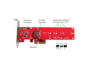 PEXM2110 M2 NGFF PCIe SSD to PCI Express 30 x4 Host Adapter Card Support 110mm M2 SSD Support M2 NGFF PCIe NVMe or AHCI Type 22110 2280 2260 2242 PEXM2110 M2 NGFF PCIe SSD to PCI Express 30 x4 Host Adapter Card Support 110mm M2 SSD Support M2 NGFF PCIe NVMe or AHCI Type 22110 2280 2260 2242