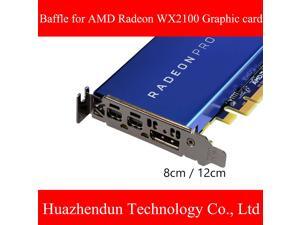 Full height Low Proflie 8cm 12CM 2U Profile Expansion Slot Bracket for AMD Radeon 100-505999 Pro WX2100 WX3100 Video card Baffle Full height Low Proflie 8cm 12CM 2U Profile Expansion Slot Bracket for AMD Radeon 100-505999 Pro WX2100 WX3100 Video card Baffle