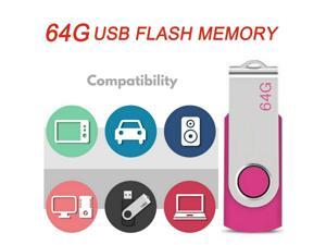 64GB Flash Drive USB Flash Drive USB 2.0 Thumb Drive Swivel U Disk Memory Stick USB Drive USB Flash Memory Drive 2.0 High Speed Stick Pen Thumb Pink 64GB Flash Drive USB Flash Drive USB 2.0 Thumb Drive Swivel U Disk Memory Stick USB Drive USB Flash Memory Drive 2.0 High Speed Stick Pen Thumb Pink
