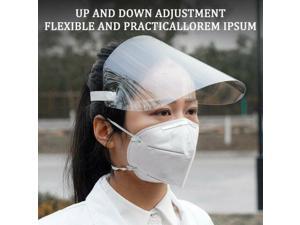 10 Pcs Anti-fog Full Safety Face Shield Universal Reusable Face Protective Visor for Eye Face Protection, Anti-Spitting Splash Facial Cover for Women Men 10 Pcs Anti-fog Full Safety Face Shield Universal Reusable Face Protective Visor for Eye Face Protection, Anti-Spitting Splash Facial Cover for Women Men