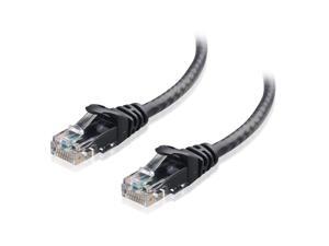 Snagless Cat6 Ethernet Cable (Cat6 Cable, Cat 6 Cable) in Black 20 ft Snagless Cat6 Ethernet Cable (Cat6 Cable, Cat 6 Cable) in Black 20 ft