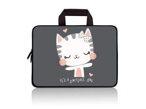 11 116 12 121 125 inch Laptop Carrying Bag Chromebook Case Notebook Ultrabook Bag Tablet Cover Neoprene Sleeve Fit Apple MacBook Air Samsung Acer HP DELL Lenovo AsusCute Kitty 11 116 12 121 125 inch Laptop Carrying Bag Chromebook Case Notebook Ultrabook Bag Tablet Cover Neoprene Sleeve Fit Apple MacBook Air Samsung Acer HP DELL Lenovo AsusCute Kitty
