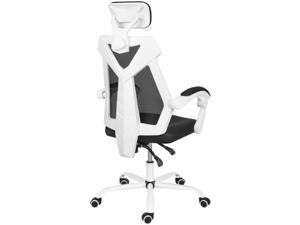 Home Office Chair Computer Desk Chair High Back mesh Rolling Chair Lumbar Support Ergonomic Adjustable Swivel Gaming Chair -White Home Office Chair Computer Desk Chair High Back mesh Rolling Chair Lumbar Support Ergonomic Adjustable Swivel Gaming Chair -White